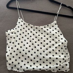 Pokadot Crop Top